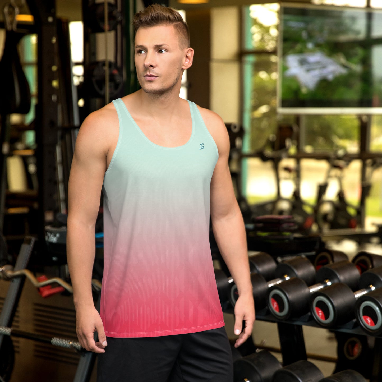 Athletic Tank Top – Sunset Ombre - Tank - Cultureopolis