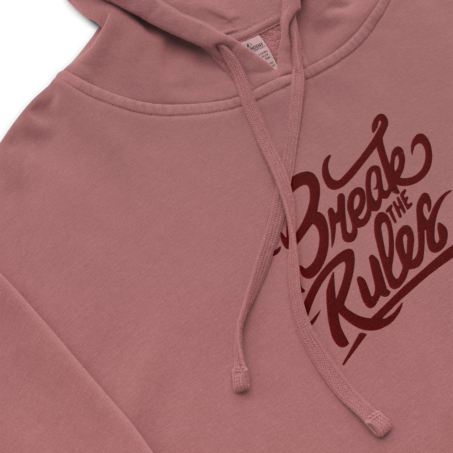 Cultureopolis Pigment-Dyed Premium Hoodie – Break the Rules Embroidered - Cultureopolis