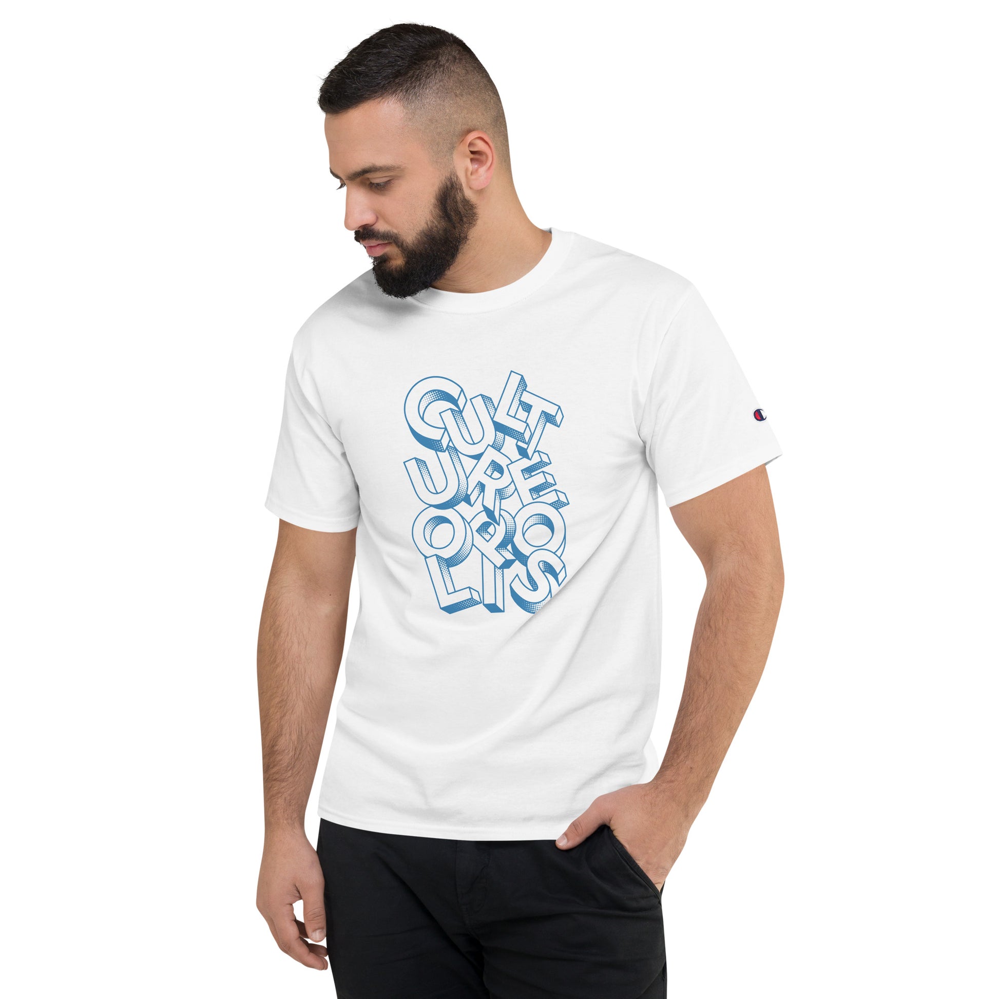 Cultureopolis Champion® T-Shirt – 3D Stack - Cultureopolis
