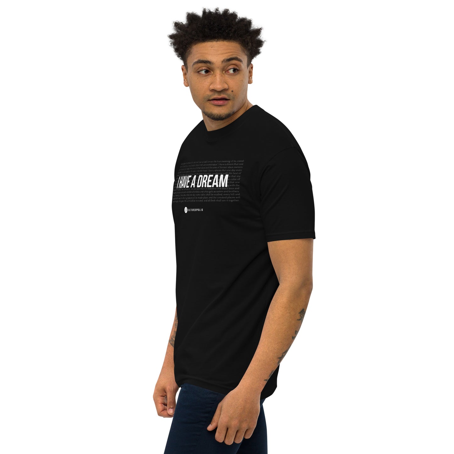 Cultureopolis Premium Heavyweight T-Shirt – MLK I Have a Dream - Cultureopolis