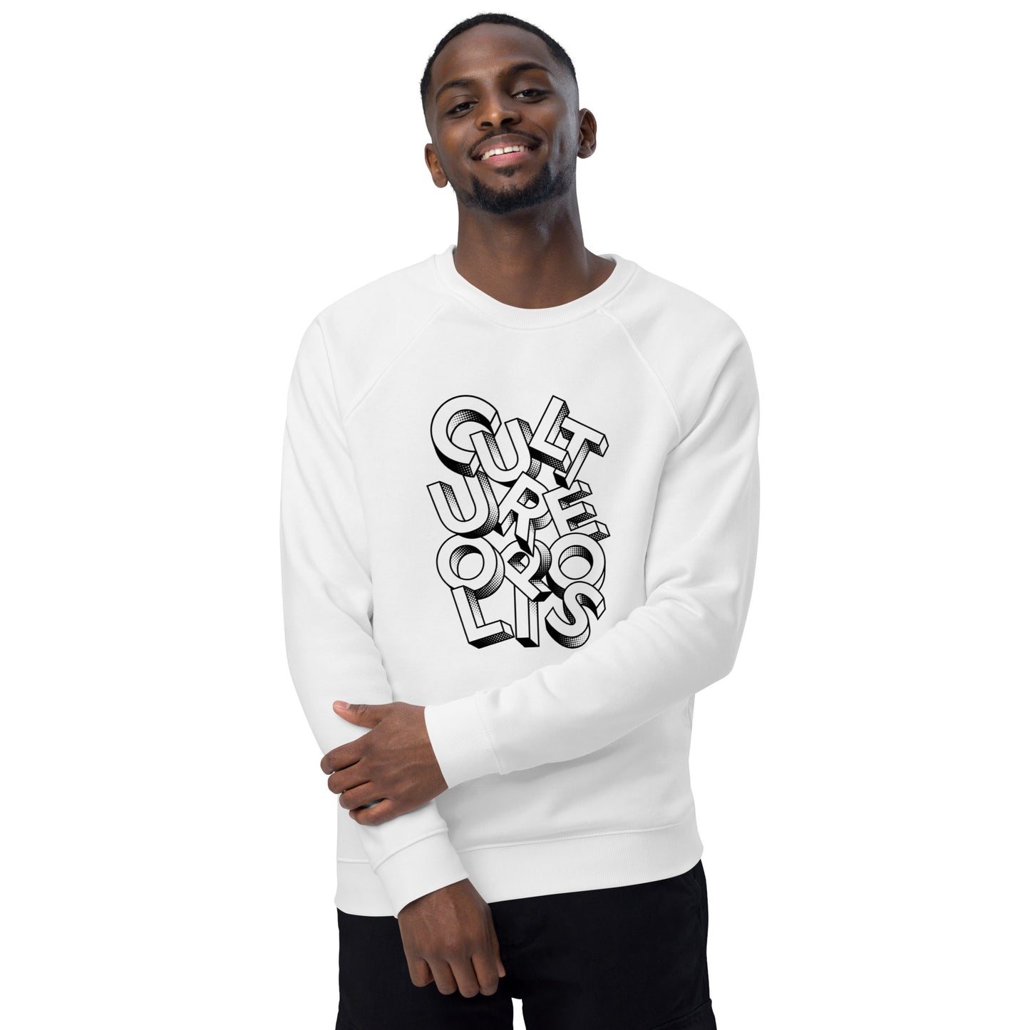 Ecoluxe Slim Line Heavyweight Sweatshirt – 3D Stack