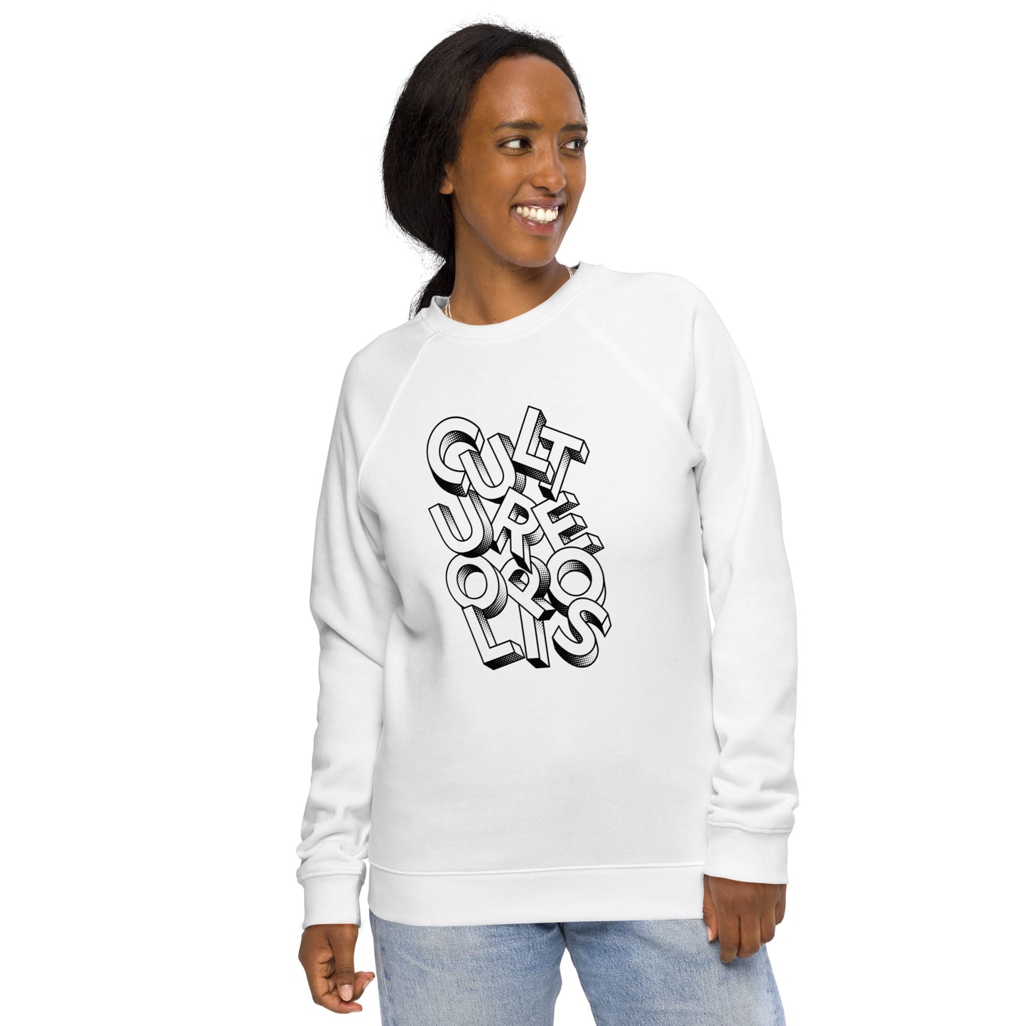 Ecoluxe Slim Line Heavyweight Sweatshirt – 3D Stack