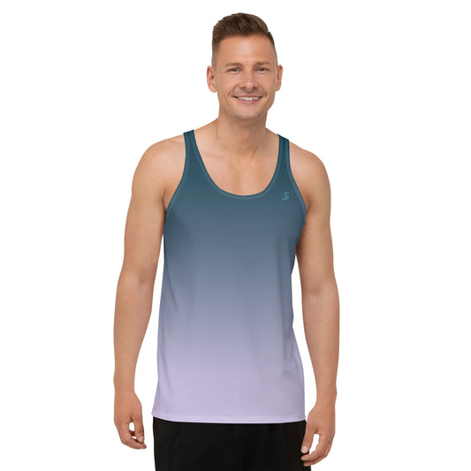 Athletic Tank Top – Midnight Ombre - Tank - Cultureopolis