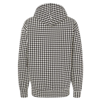 Houndstooth Pullover Hoodie – Signature Series Embroidered - Cultureopolis