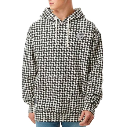 Houndstooth Pullover Hoodie – Signature Series Embroidered - Hoodie - Cultureopolis