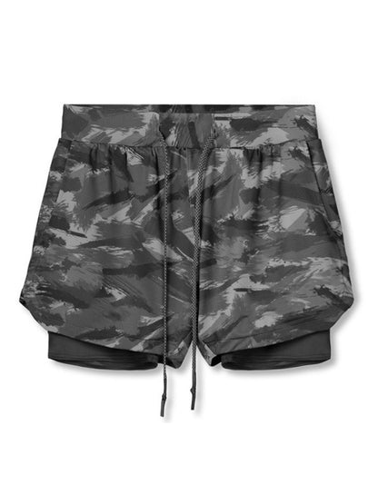 Men's 2-in-1 Sports Shorts - Sports Shorts - Cultureopolis
