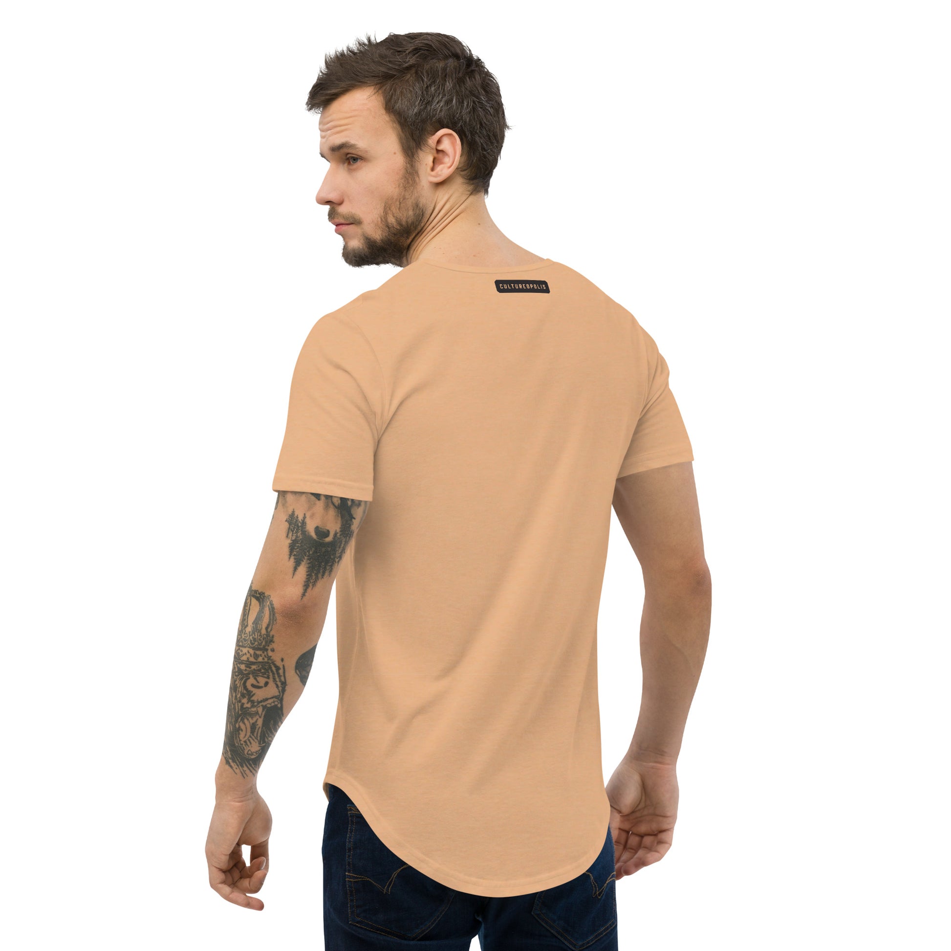 Cultureopolis Curved Hem T-Shirt – Founders Edition Embroidered - Cultureopolis