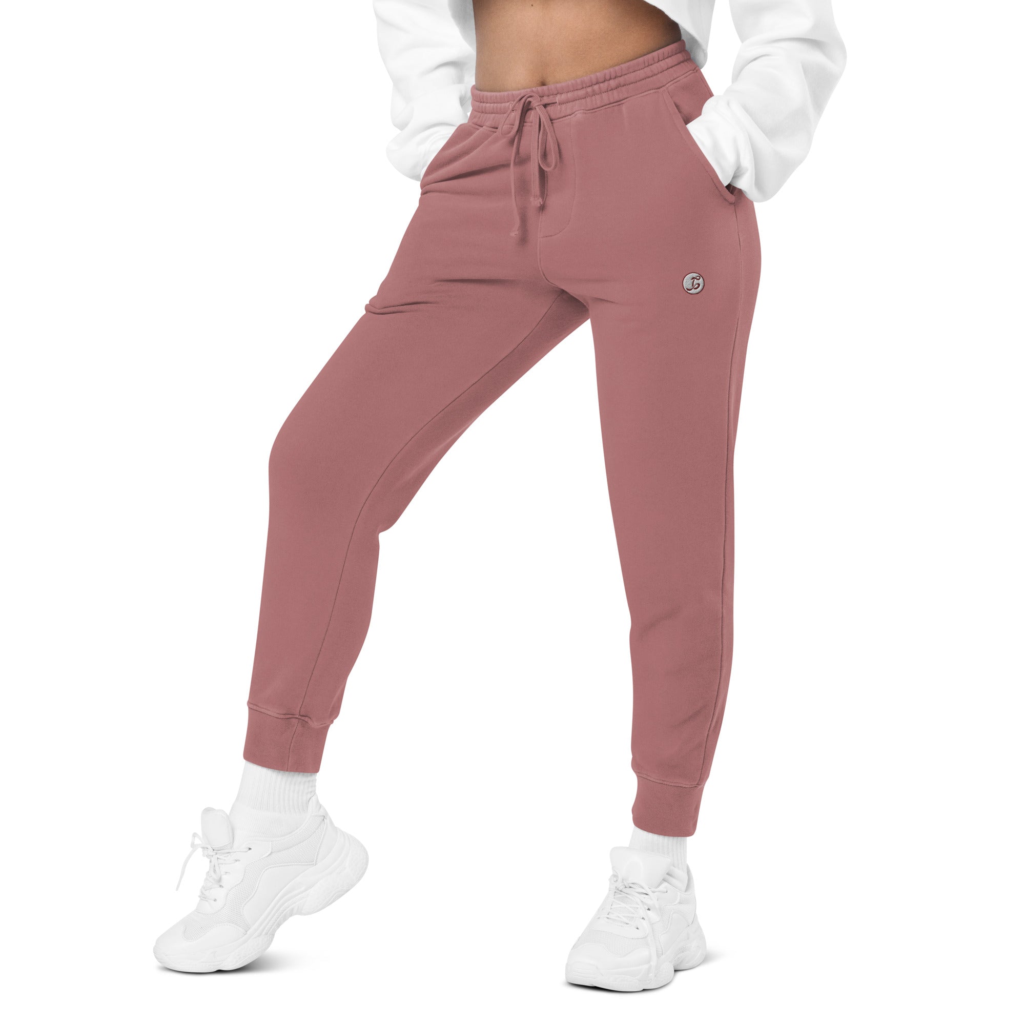 Women s Vintage Vibes Joggers Dusty Rose Cultureopolis